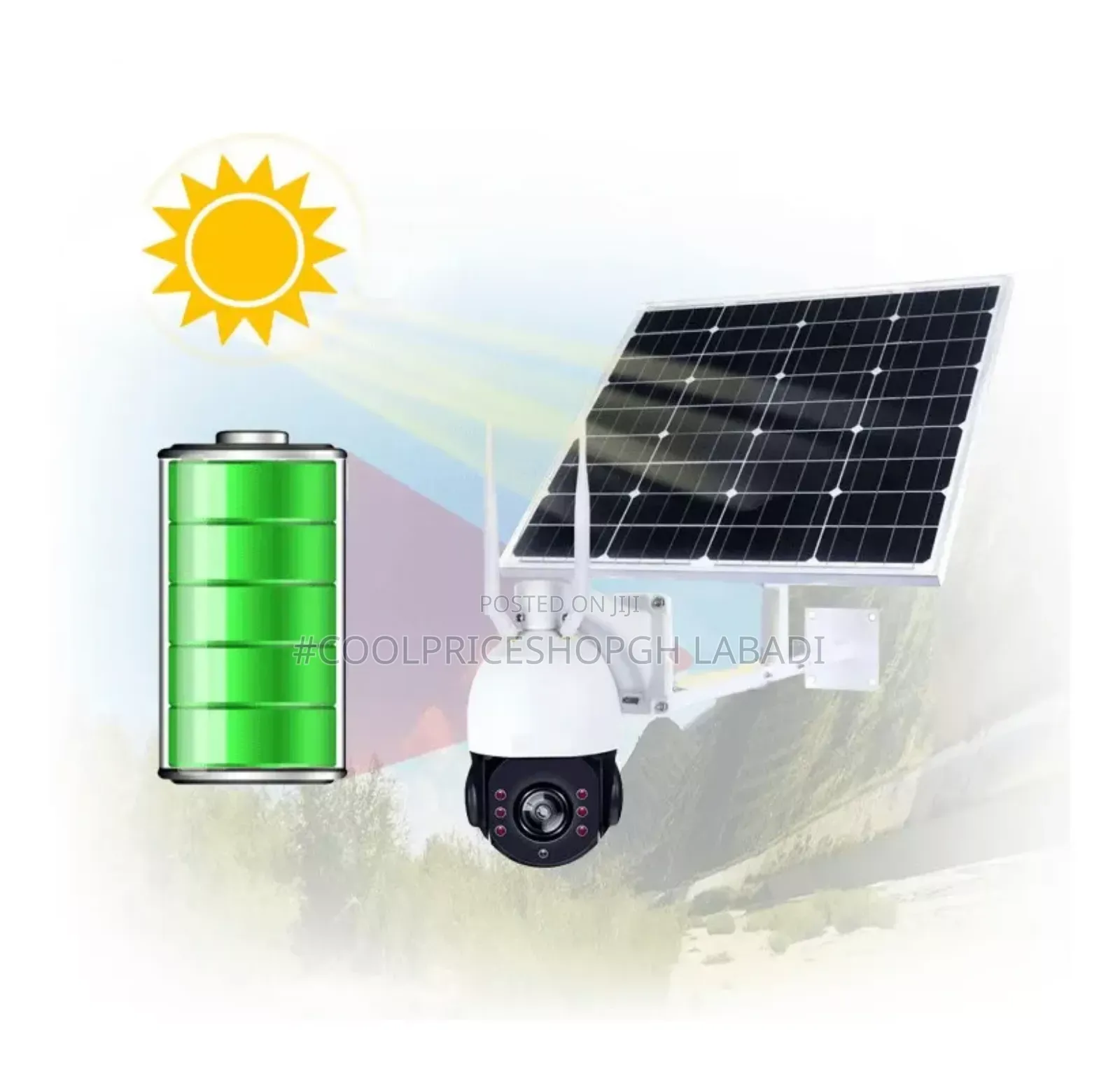 36x Speed ​​Dome Ip PTZ Full Hd Solar White Security Camera