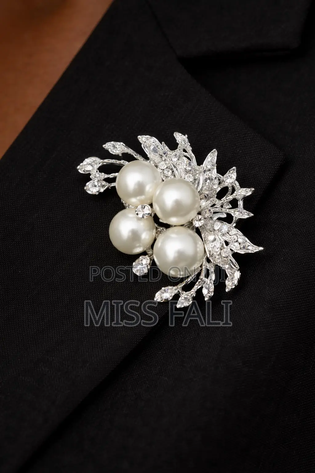 Celestial Pearl Brooch