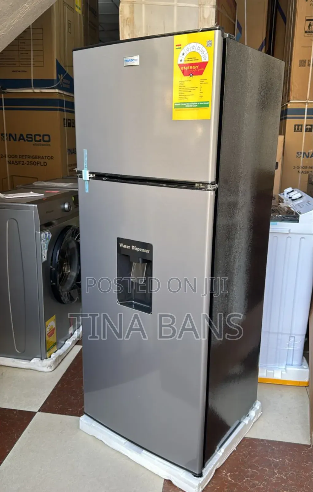 Nasco 210litres Refrigerator With Dispenser