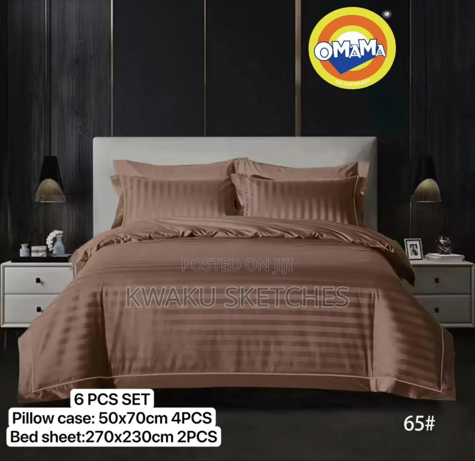 Soft Stylish Bedsheets Set for Better Sleep (6 Pcs)