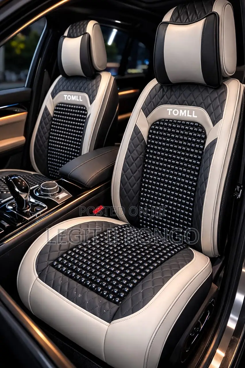 High Quality Leather Seat Cover With Beads