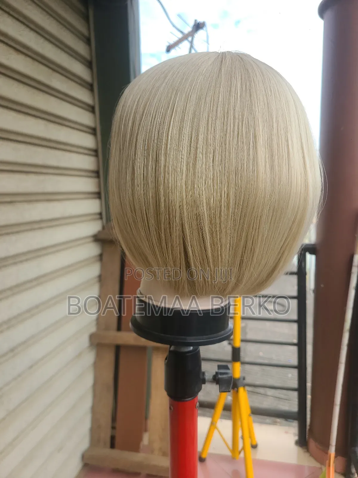 Bob French Cut Blonde Pixie Wig