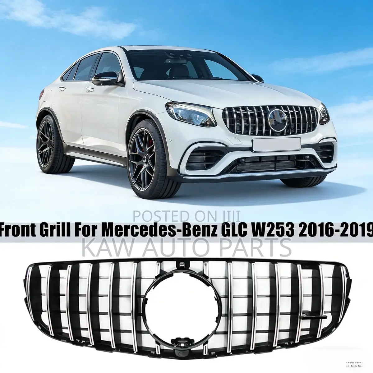 2016,2017,2018,2019,2020 Grille For Mercedes Benz Glc W253
