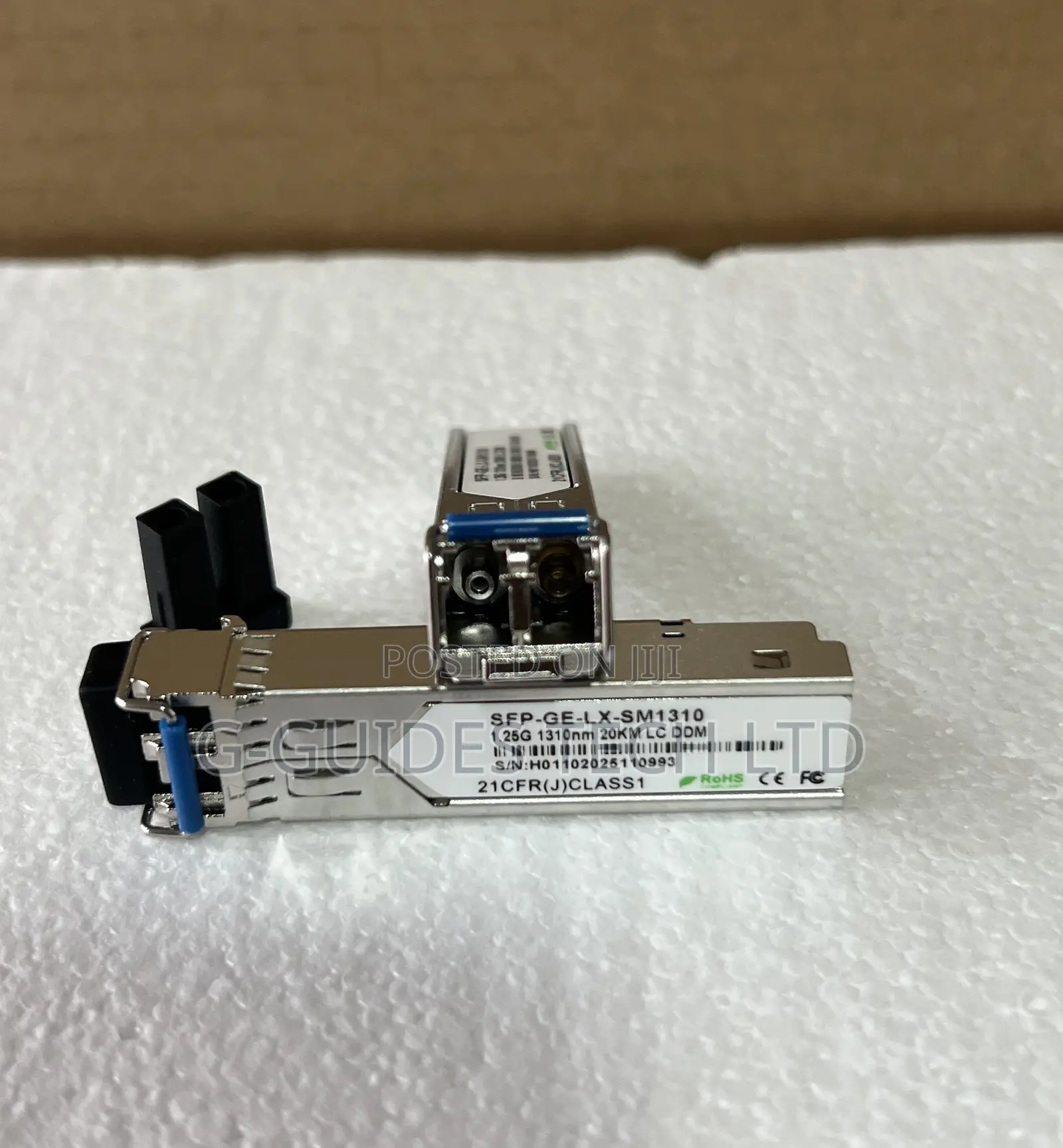 20km Lc SFP Transceiver Module 1.25g Duplex Single Mode