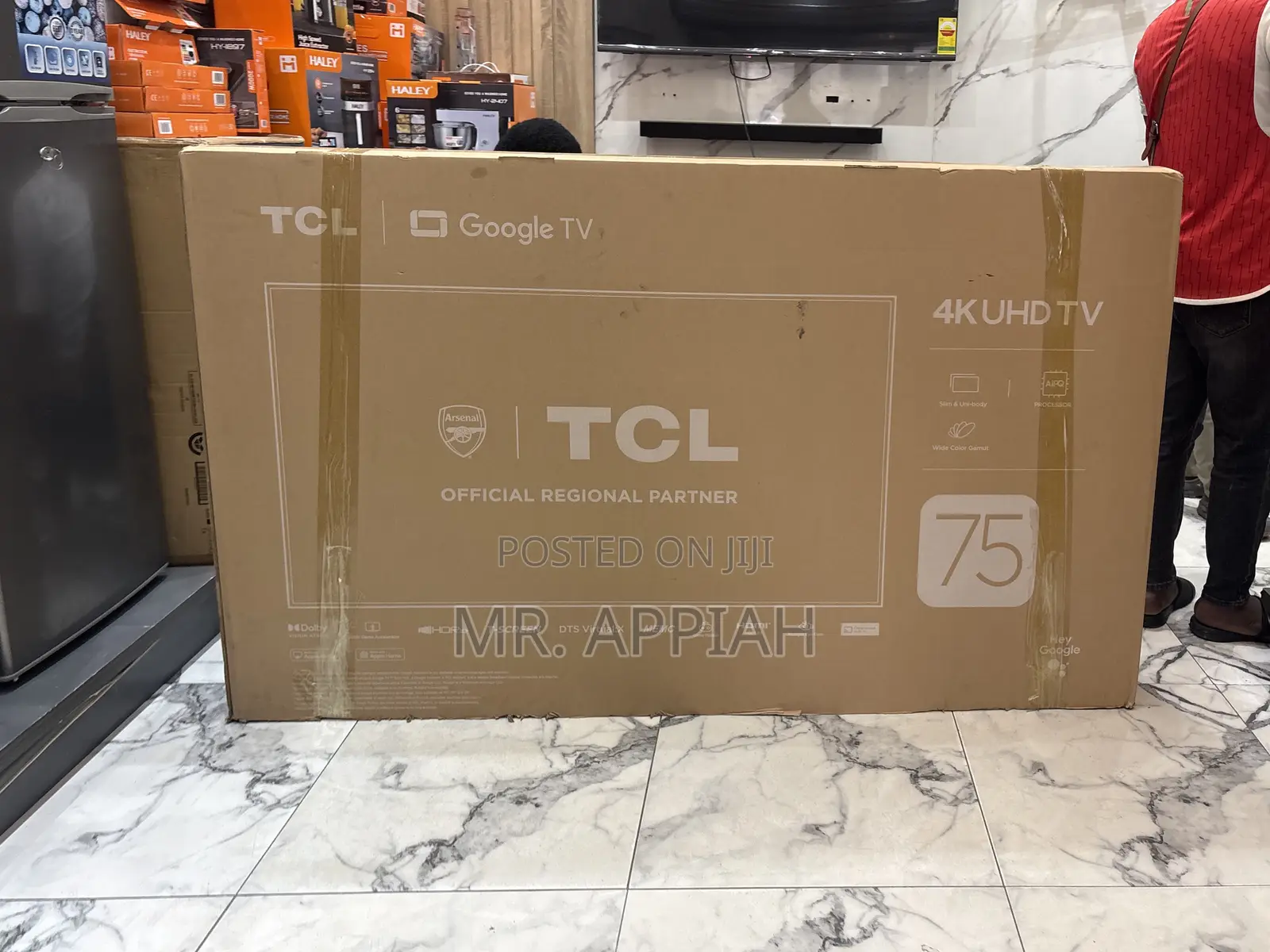 Order TCL 75 Inch Uhd Smart Screen Television(Black) 