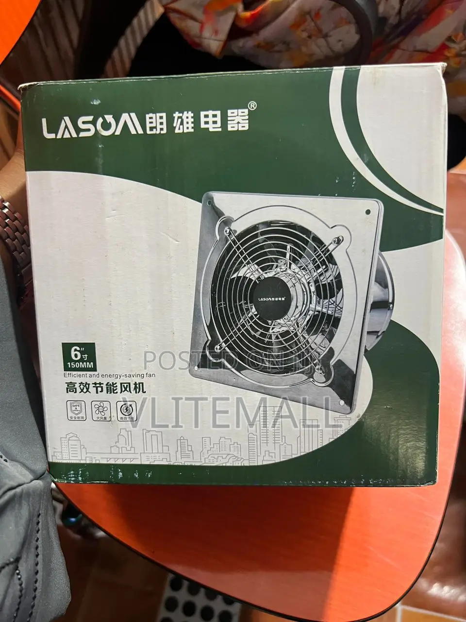 Lason 6-Inch (150mm) Efficient and Energy-Saving Exhaust Fan.