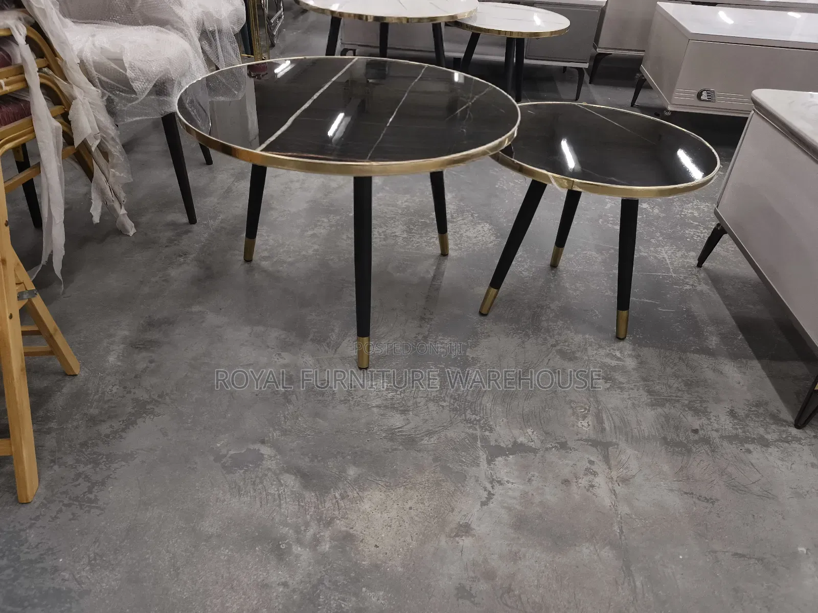 Modern 2-in-1 Nesting Coffee Table Set
