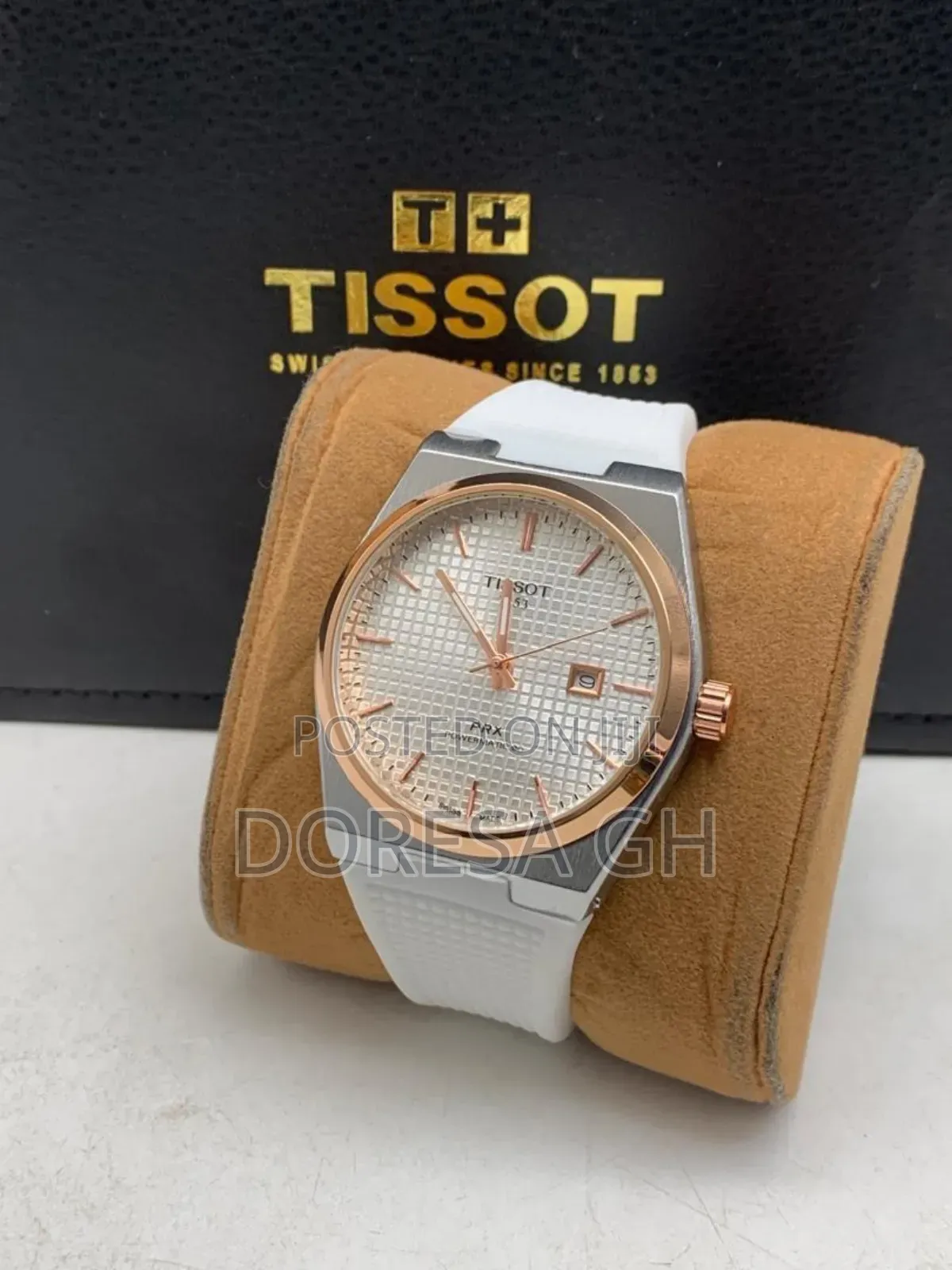Quality Tissot Watch – Men’S Watch With Plastic Strap in Ghana
