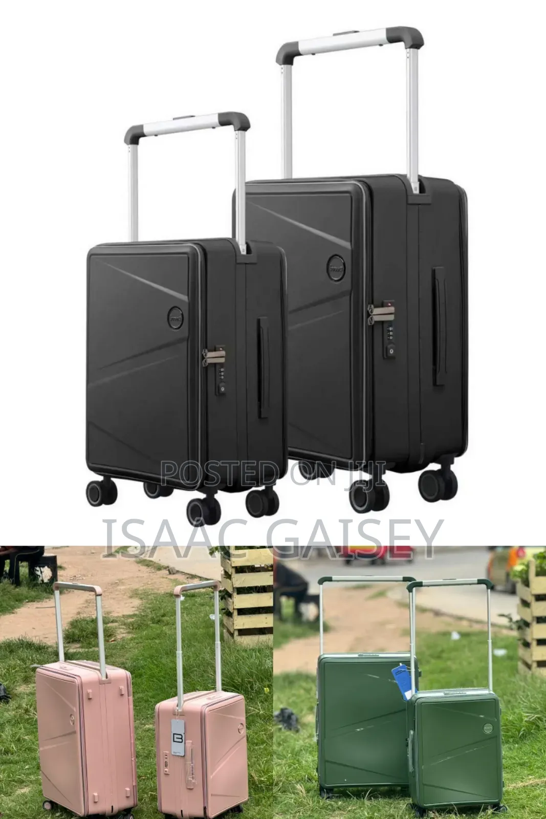 2set Classy Durable Anticrake Luggages in Different Colors