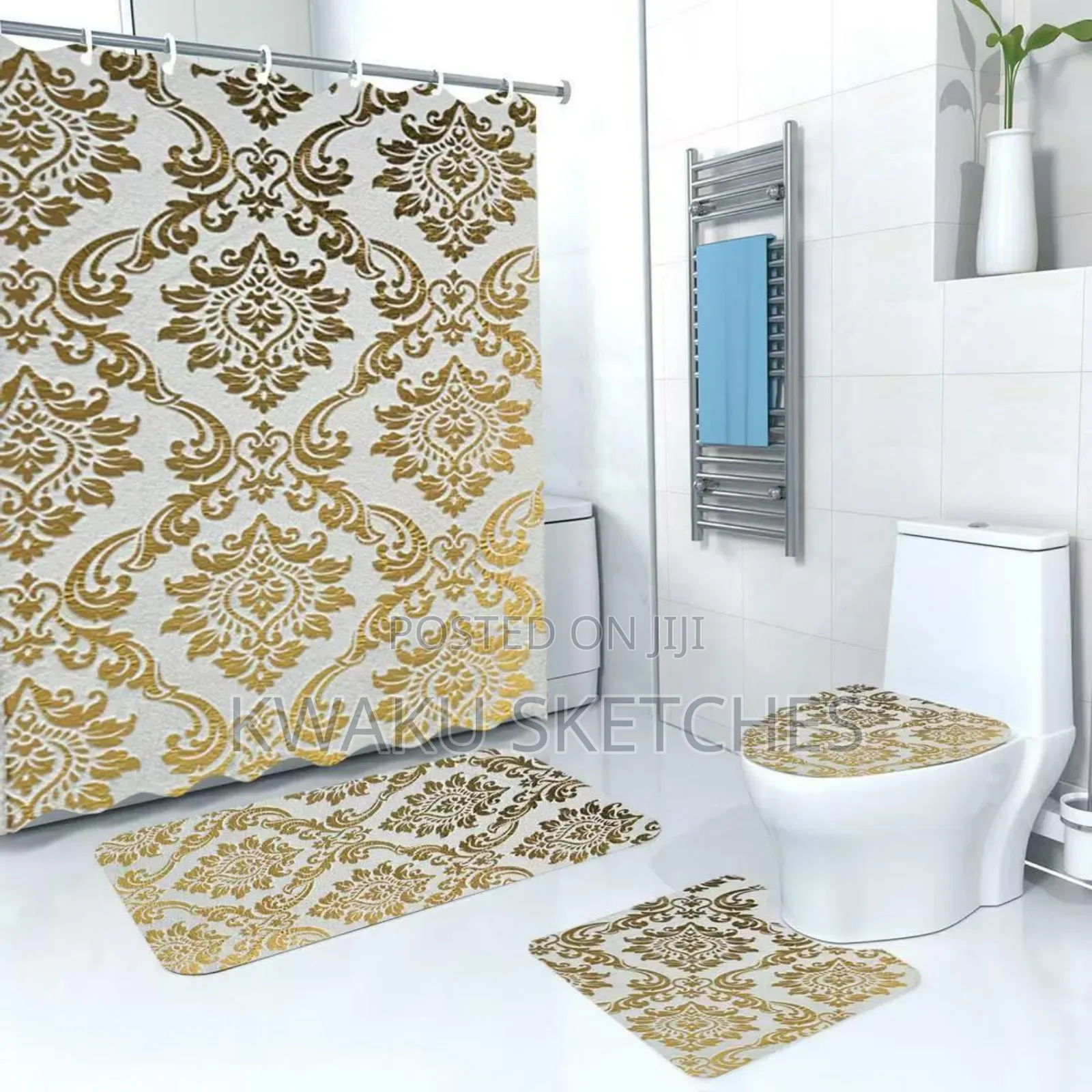 4in1 Soft Cozy Bath Mat for Every Comfort