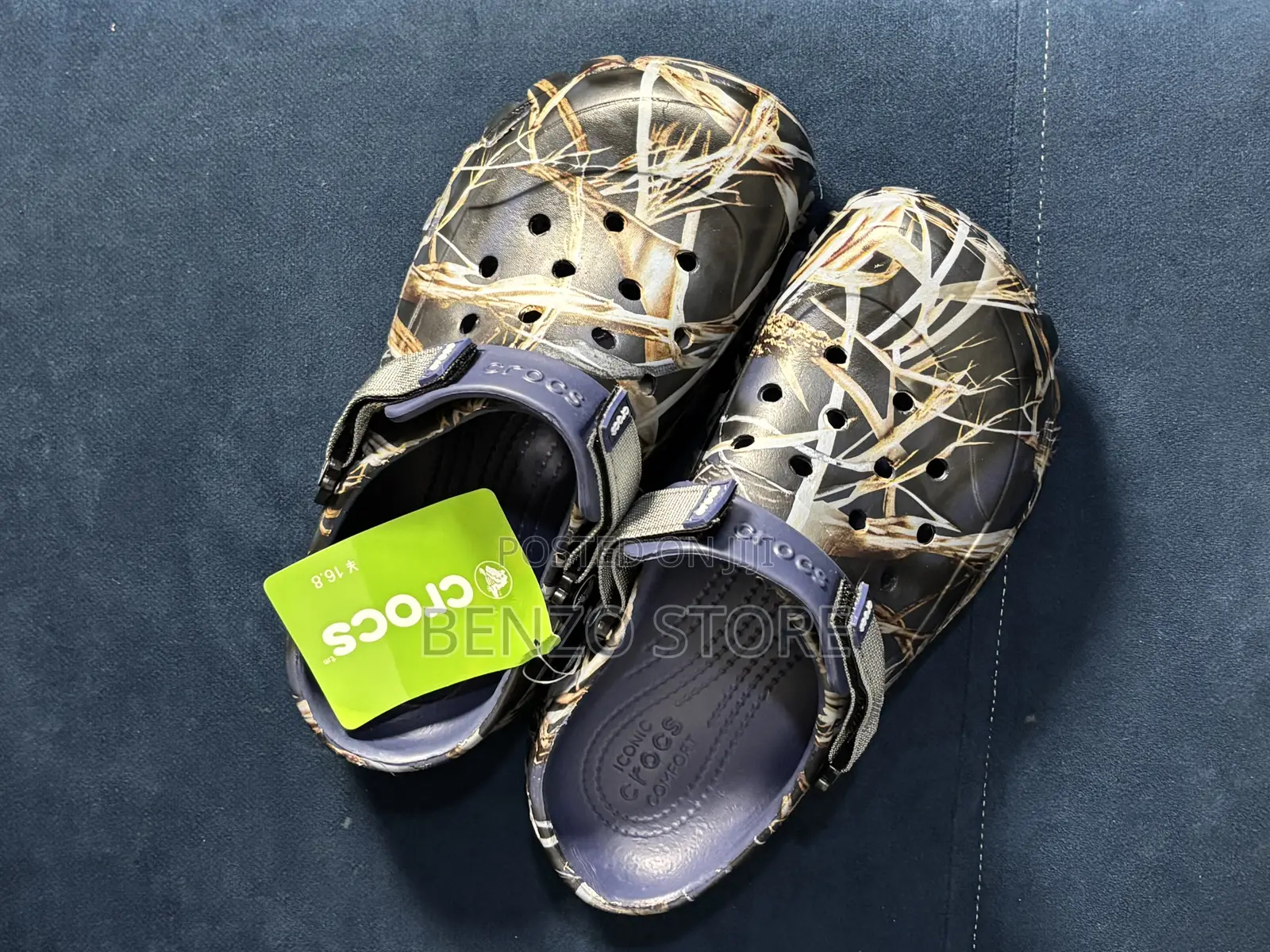 Original Crocs Clog With Unique Pattern Comfortable Unisex Crocs Ghana