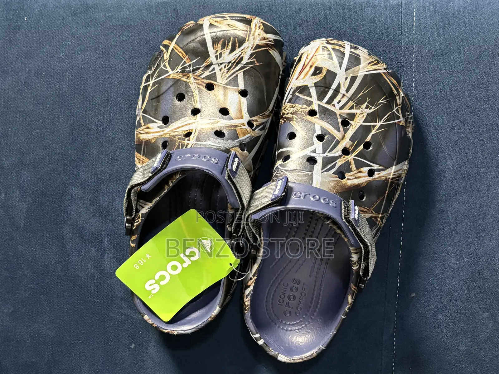 Original Crocs Clog With Unique Pattern Comfortable Unisex Crocs Ghana