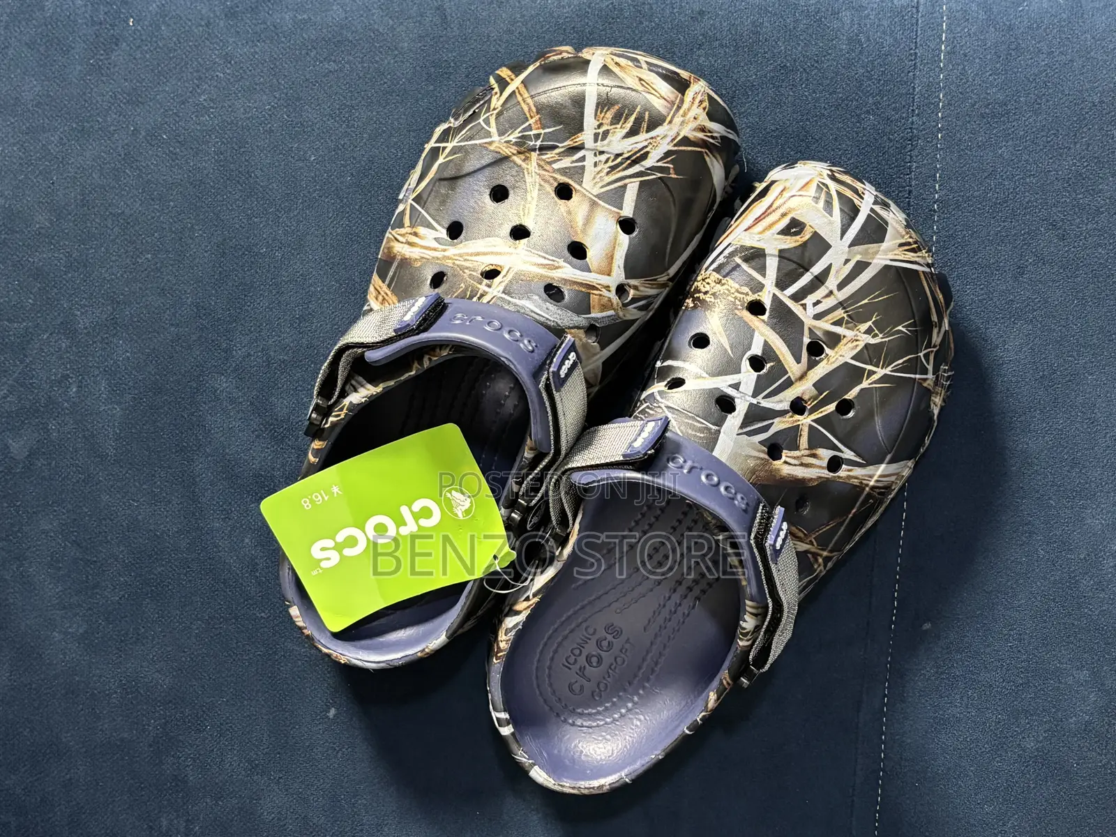 Original Crocs Clog With Unique Pattern Comfortable Unisex Crocs Ghana