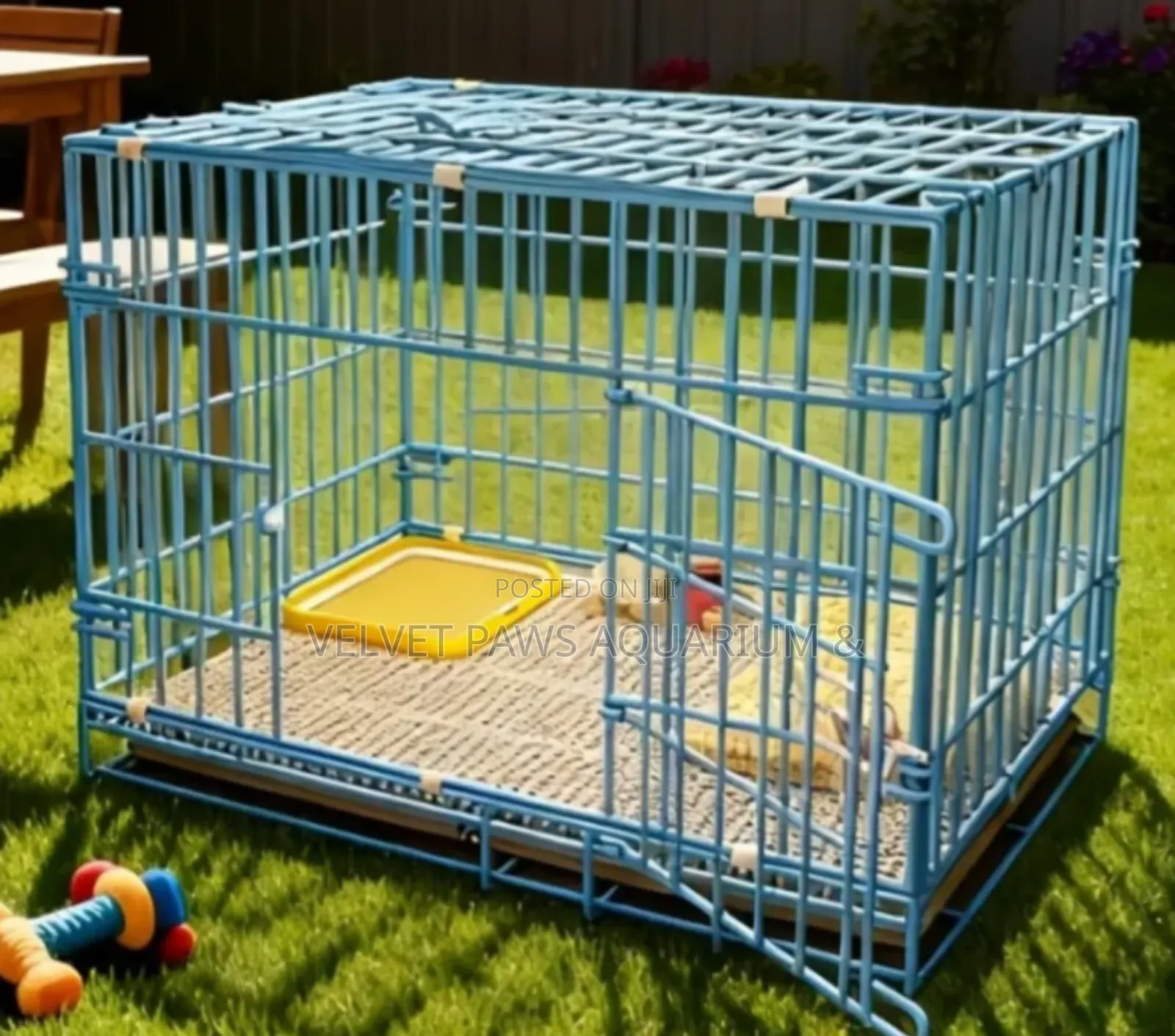 20 Inches Metallic Indoor Cage