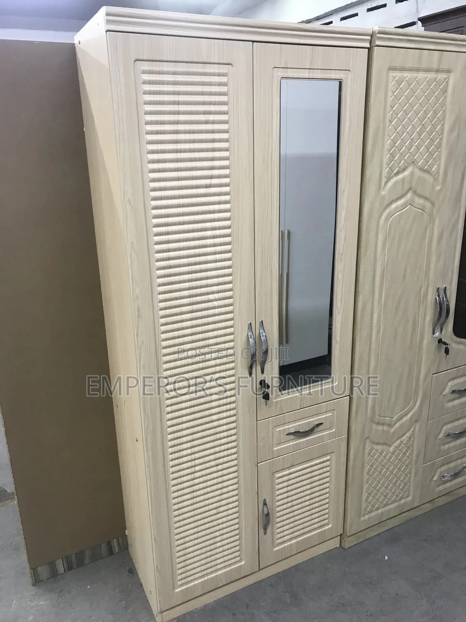 Quality Imported Modern Two Door Wardrobe