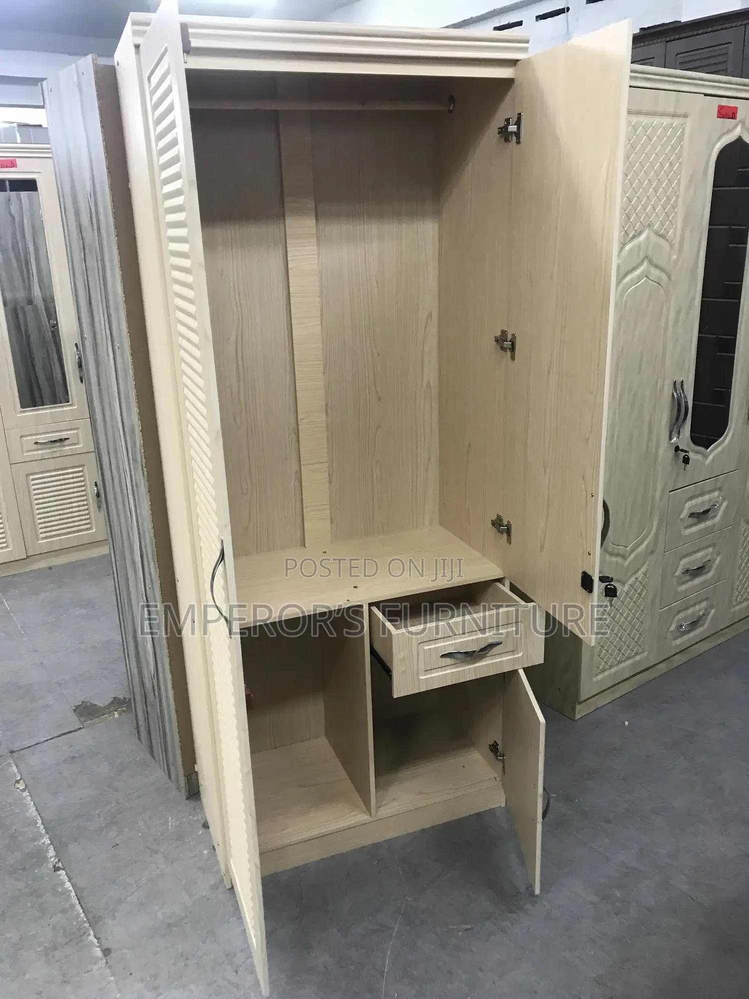 Quality Imported Modern Two Door Wardrobe