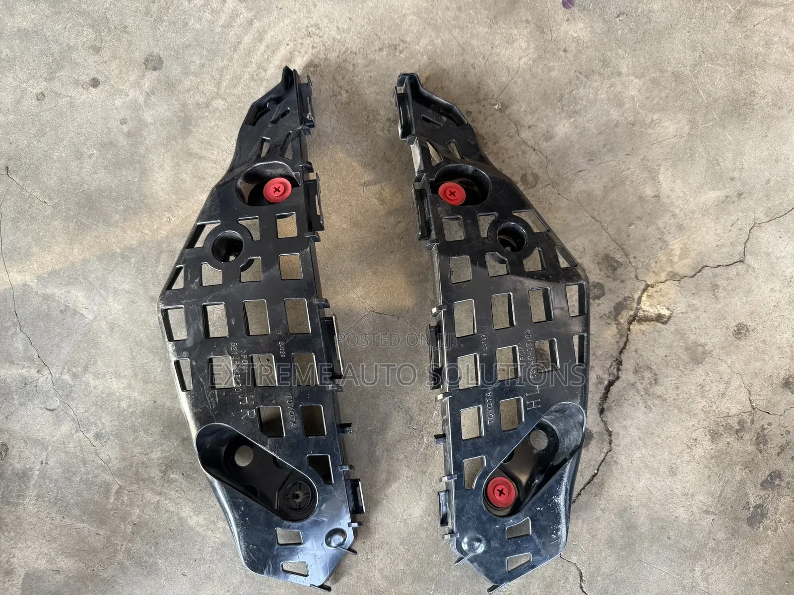 2020 2022 Toyota Highlander Front Bumper Retainer Support Brackets