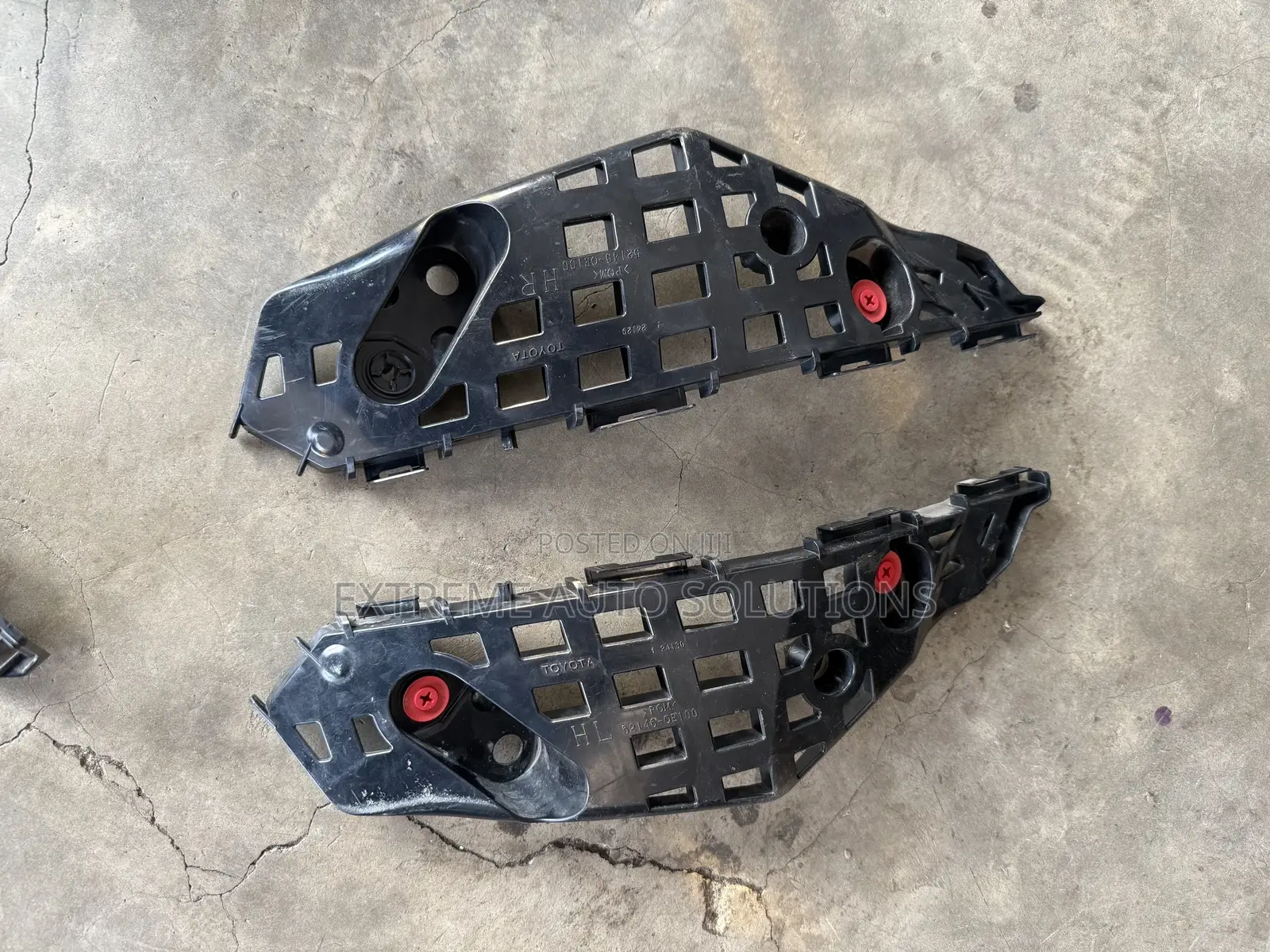 2020 2022 Toyota Highlander Front Bumper Retainer Support Brackets