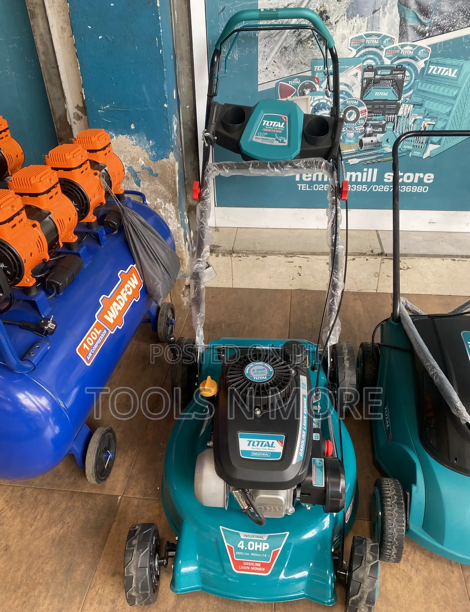 Total Self Propelled Gasoline Lawn Mower 4.0hp