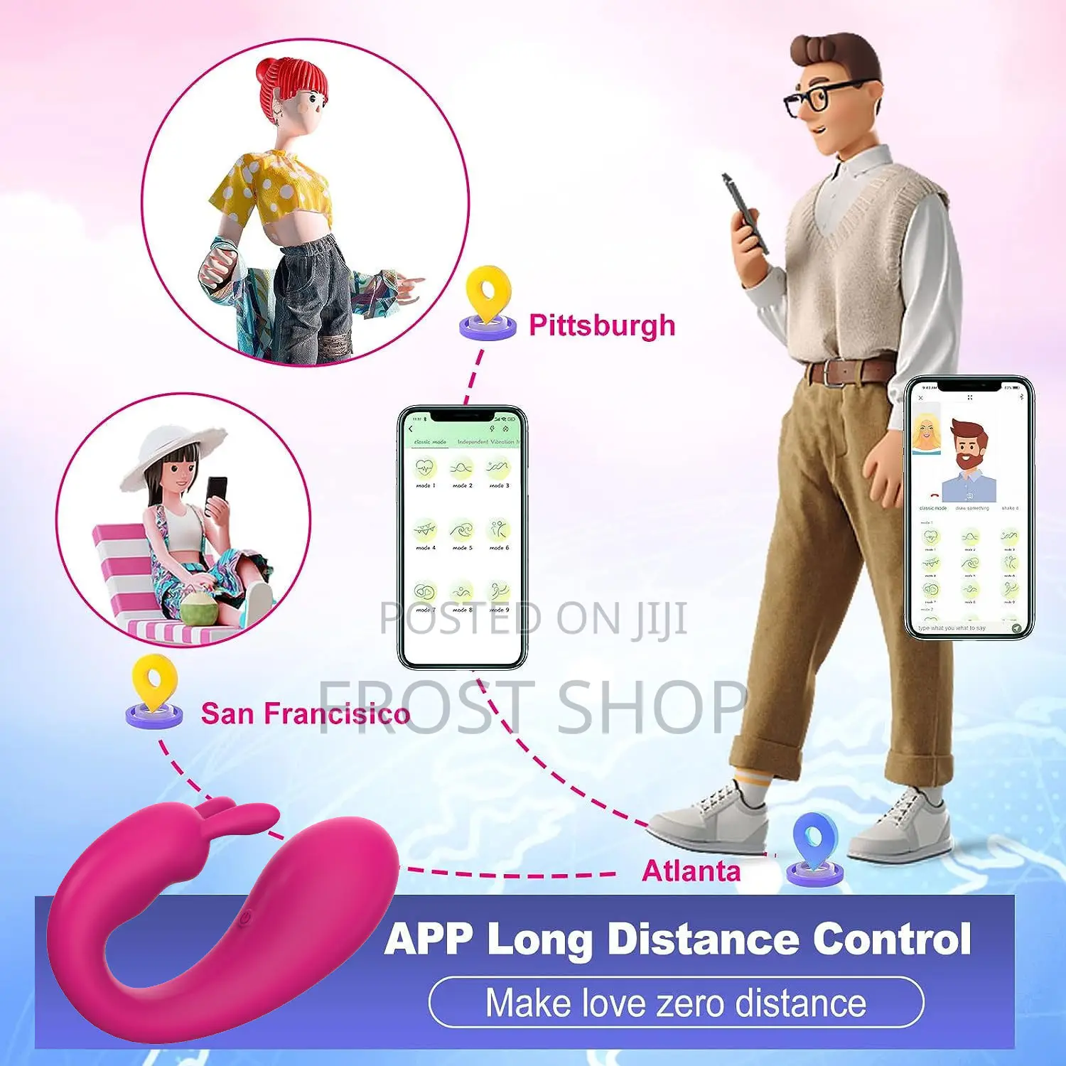 Rechargeable G Spot Wearable Panty Vibrator for Women