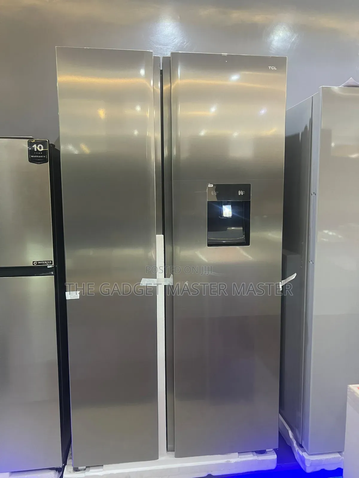 TCL P635sbs 486l Side by Side Inverter Refrigerator