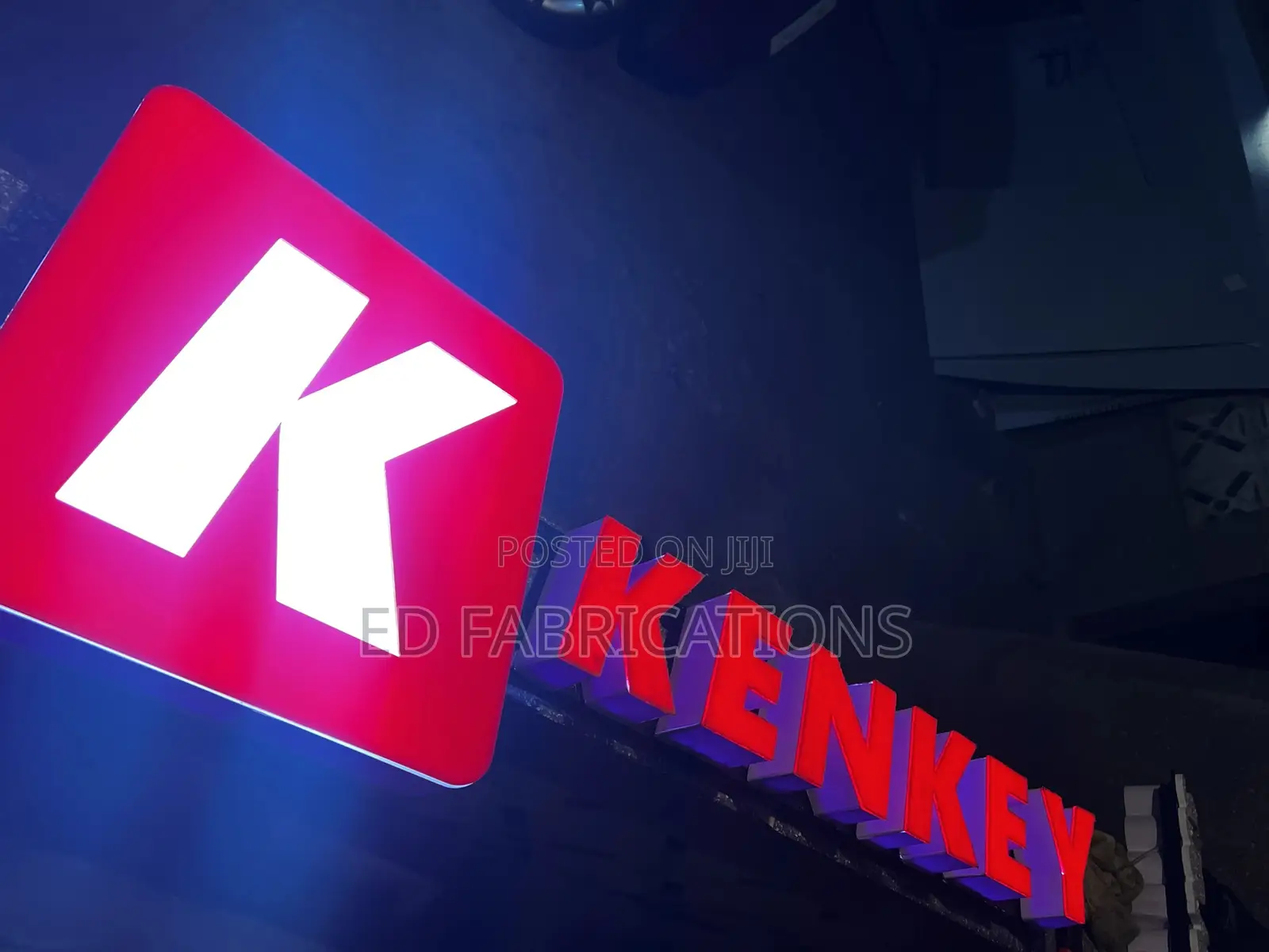 3d Signage With Light