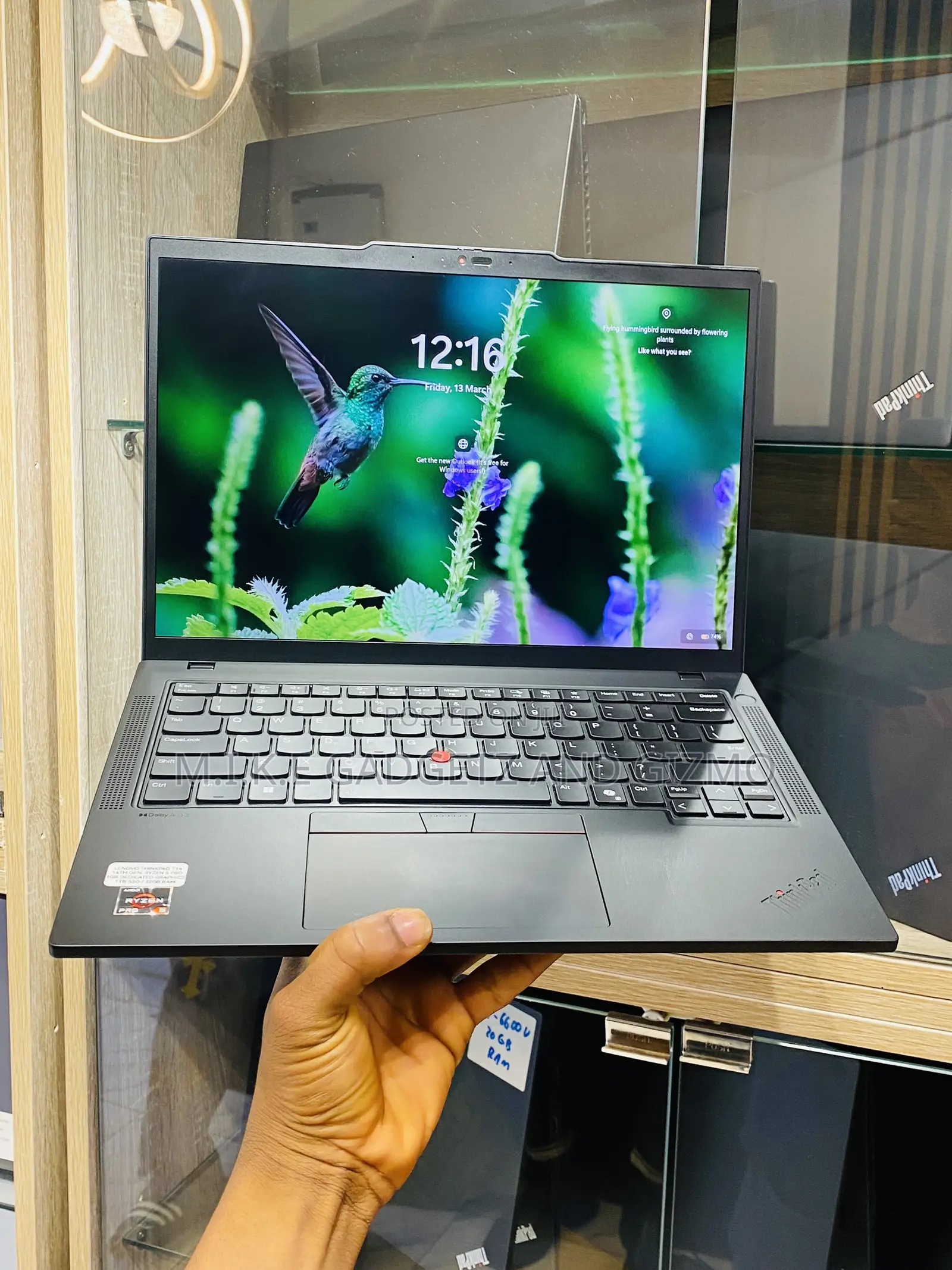 Laptop Lenovo ThinkPad T14 G4 32GB AMD Ryzen 5 SSD 1T
