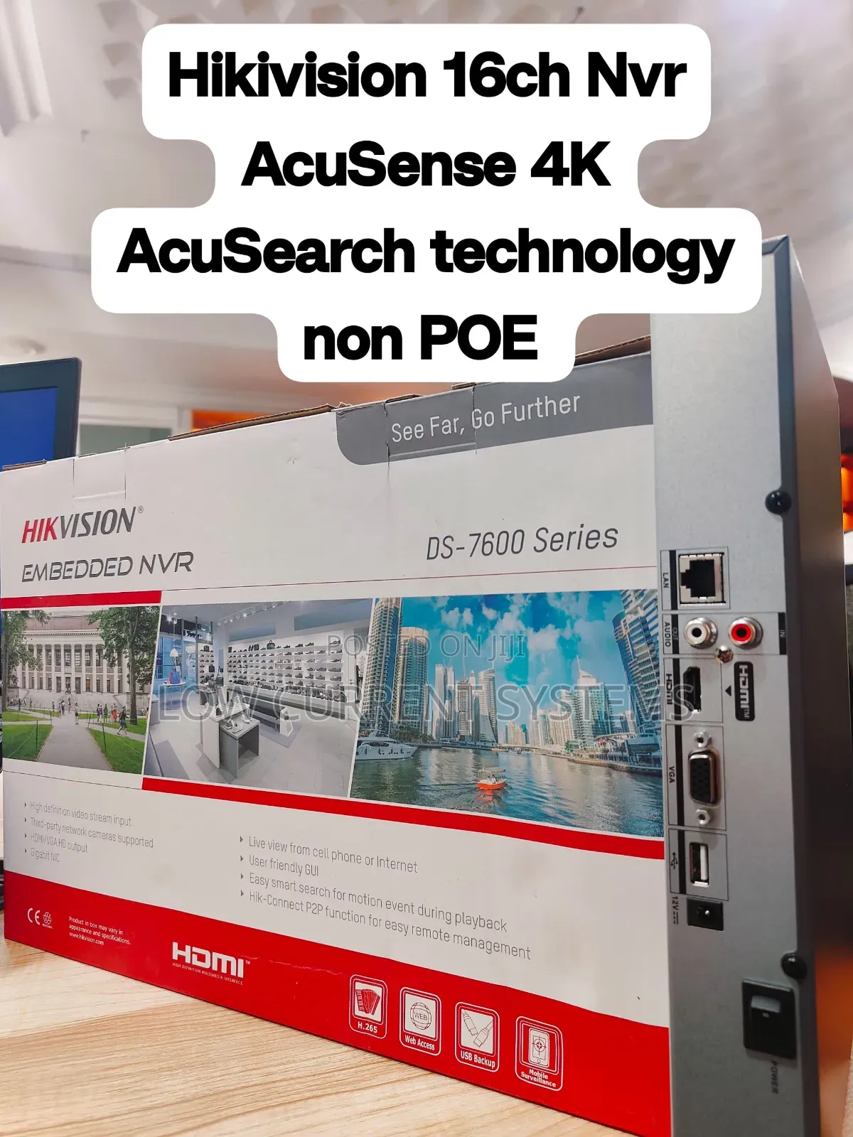 Hikivision Ds-7616nxi-(E) 16-Ch 1u K Series Acusense NVR Non Poe