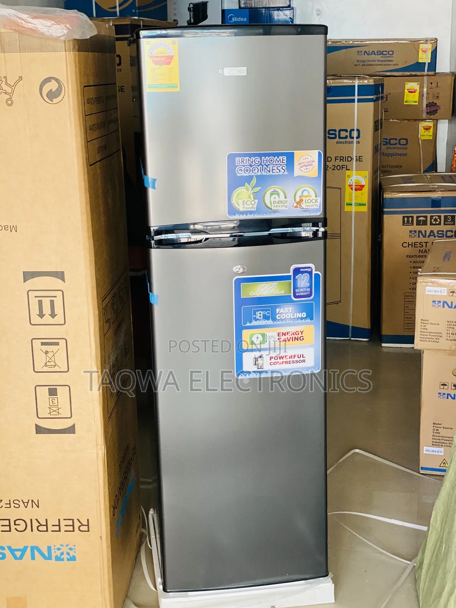Fast Chilling Nasco Nasf2-22-165l Top Freezer
