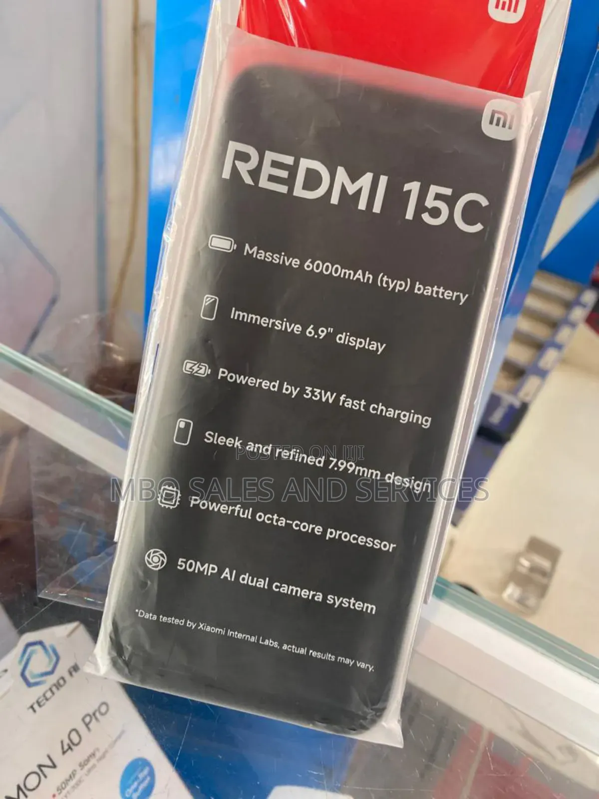 New Xiaomi Redmi 15C 4G 128 GB Black