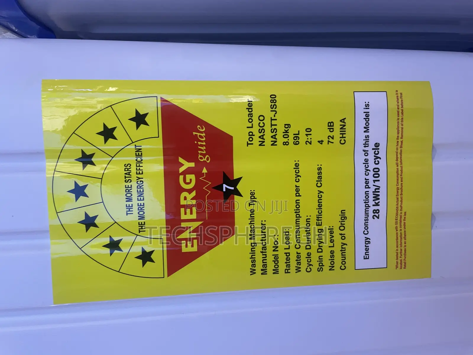 Nasco 8kg Twin Tub Washing Machine