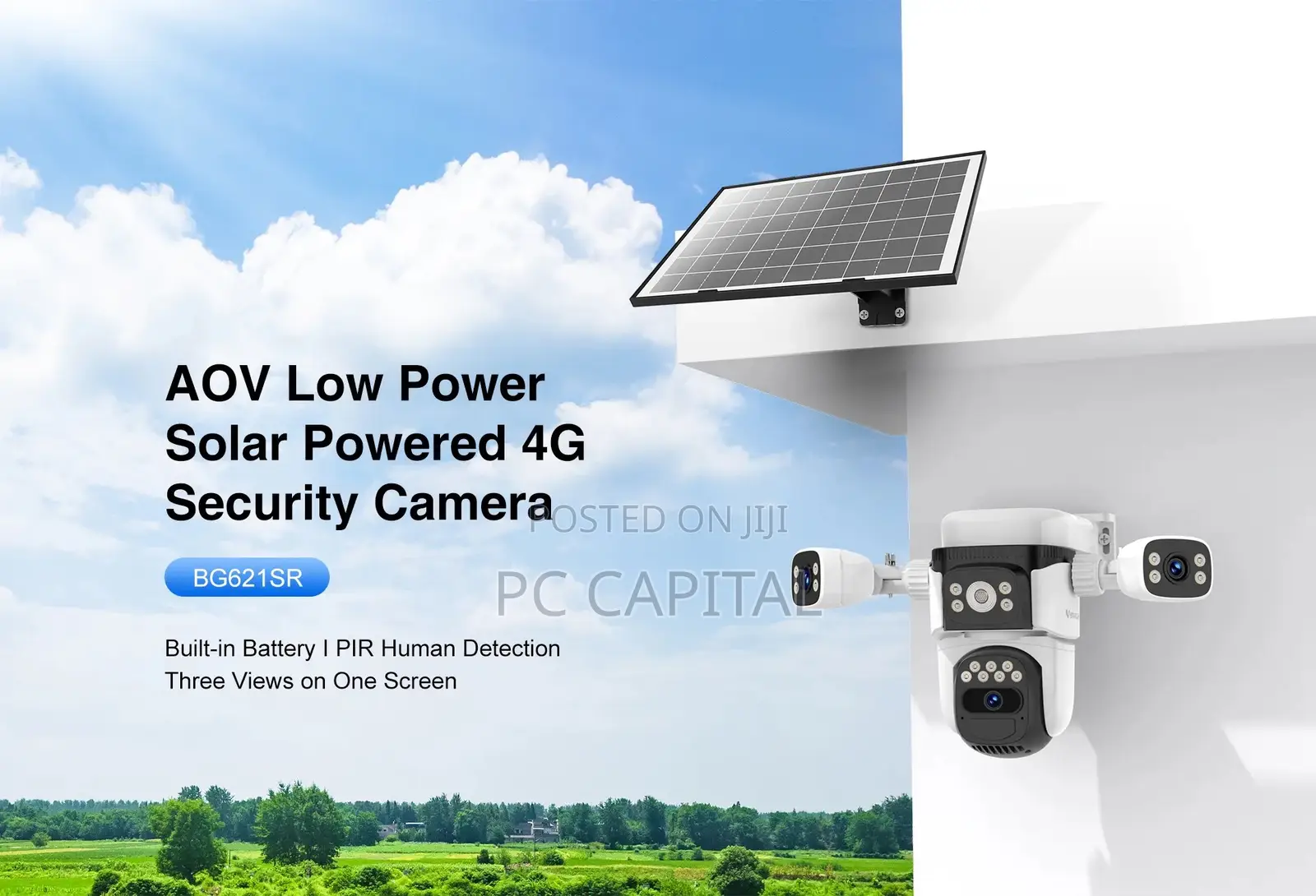 Solar Powered 4g Security Camera Bg621sr