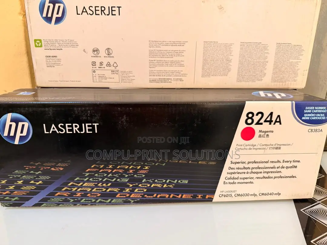 Genuine Hp 824a Magenta Toner - Cb383a