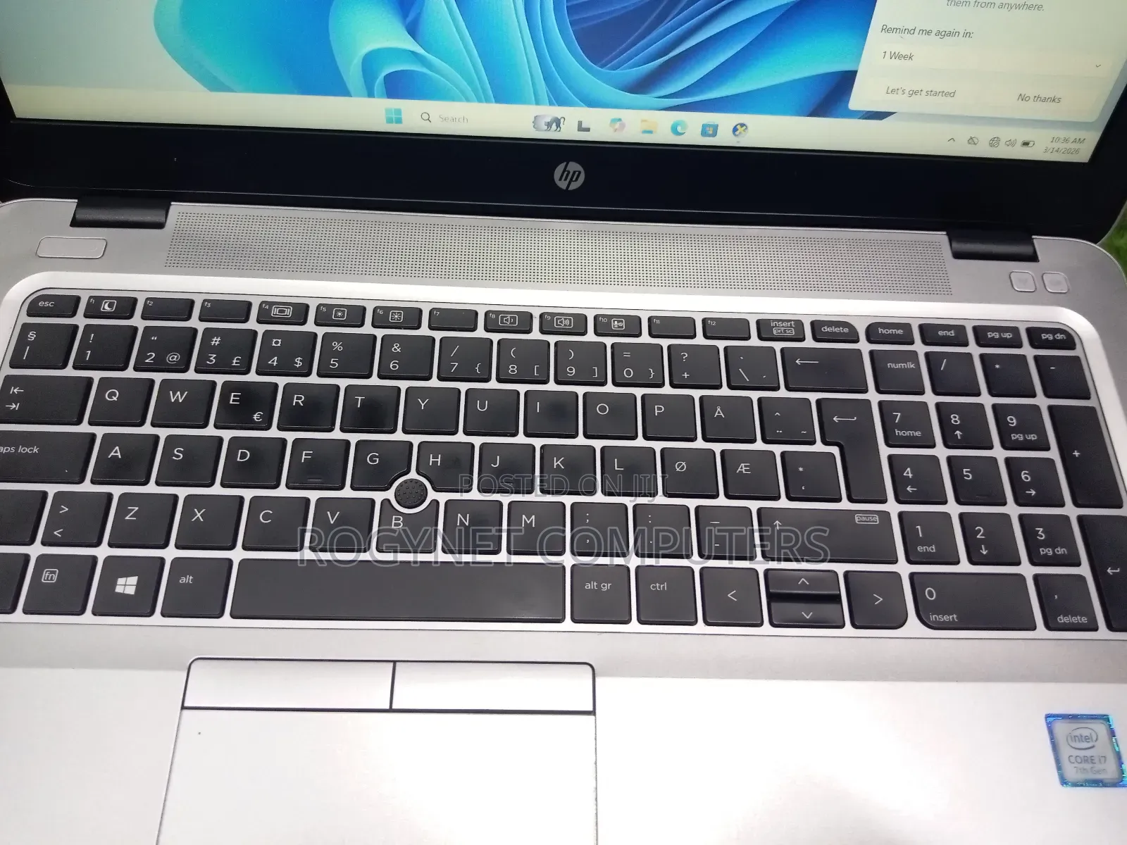 Laptop HP EliteBook 850 G4 4GB Intel Core i7 SSD 256GB