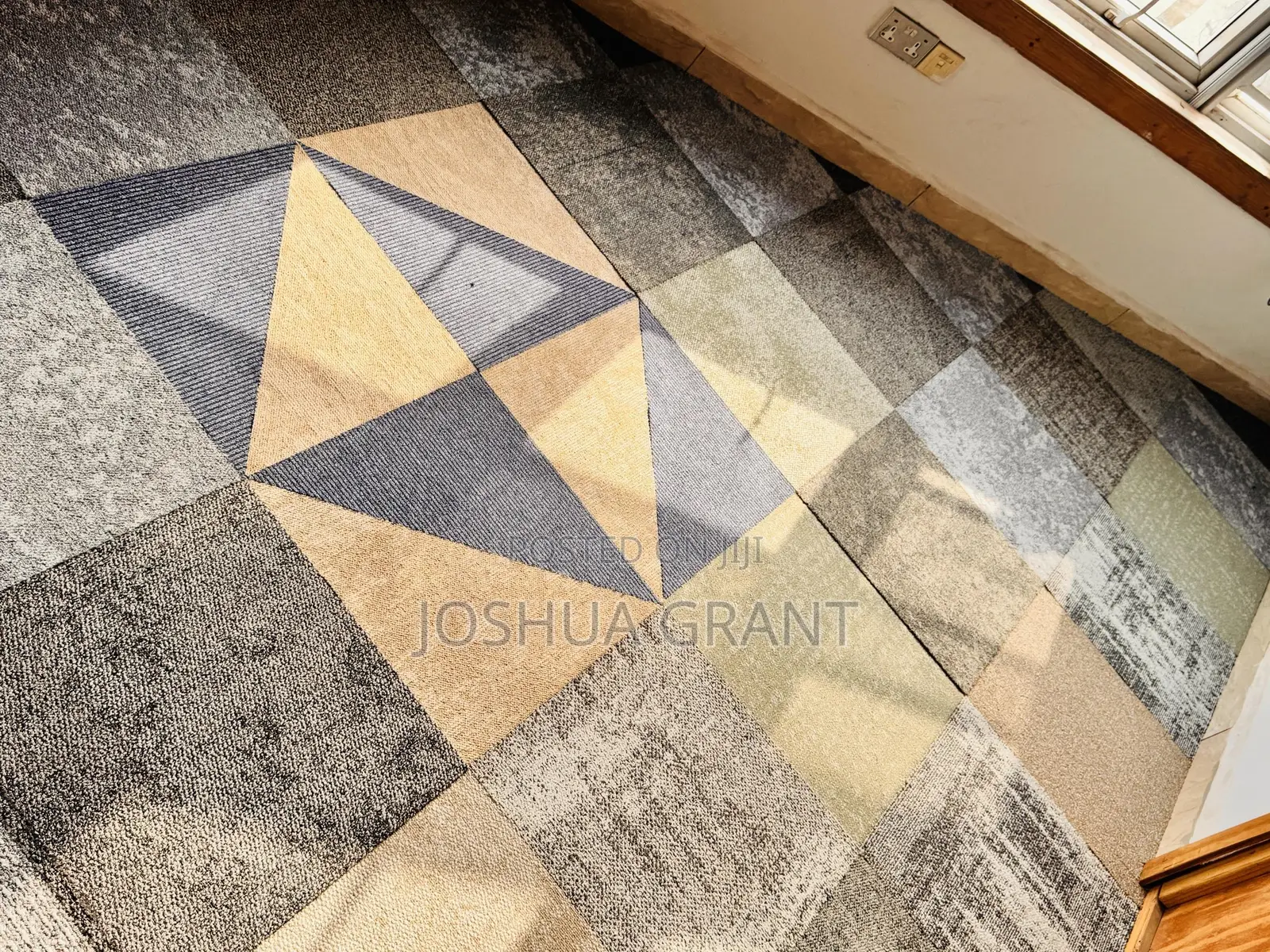 Modernized Woolen Carpet Tiles