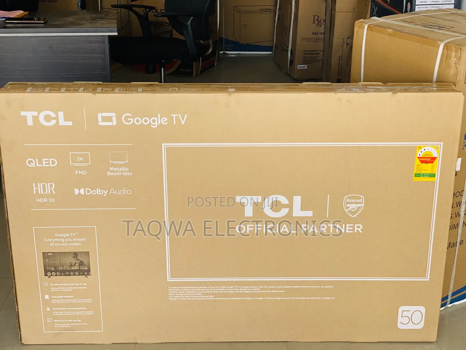 Thrilling TCL 50 “ Smart Tv