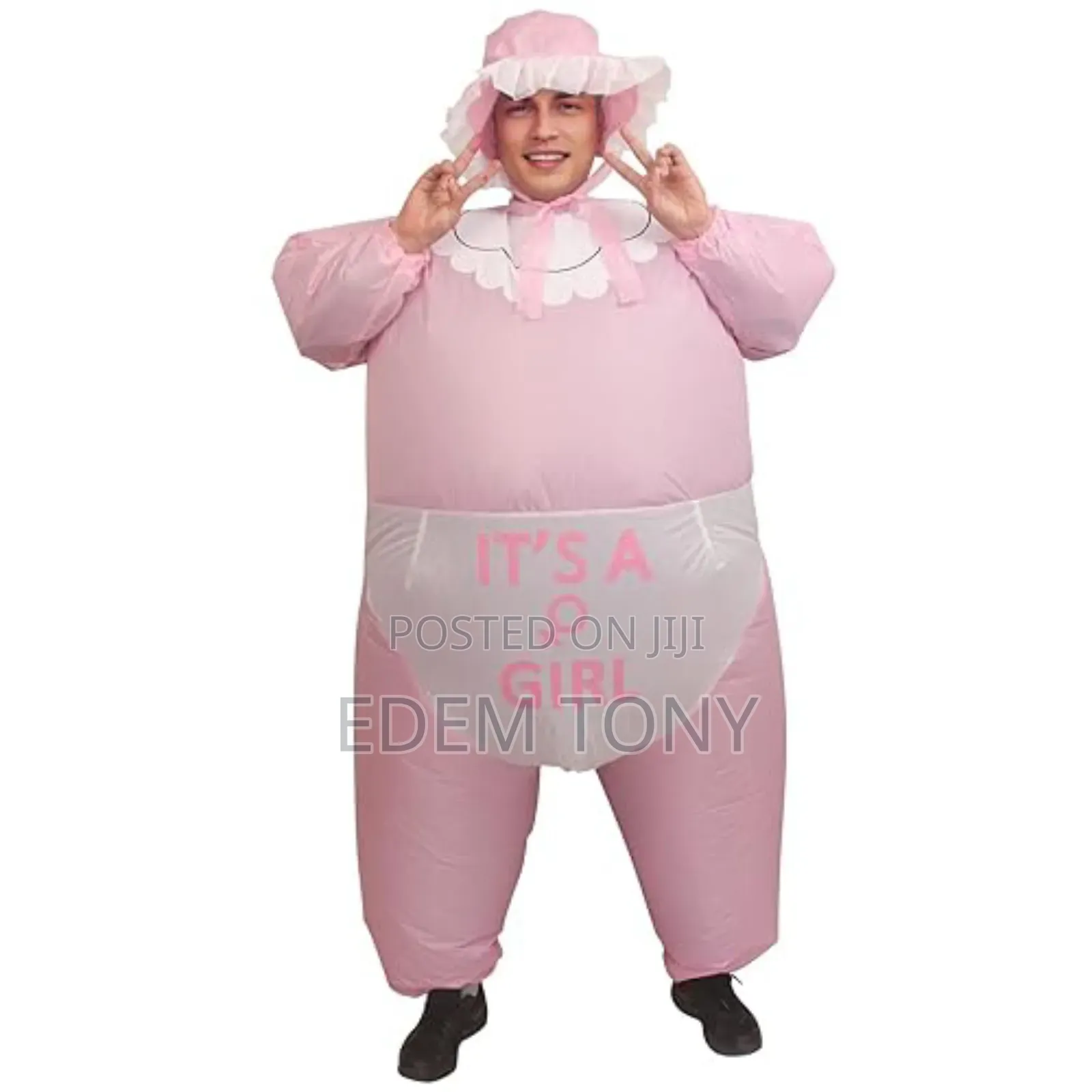 Gender Reveal Inflatable Baby Costume for Baby Shower