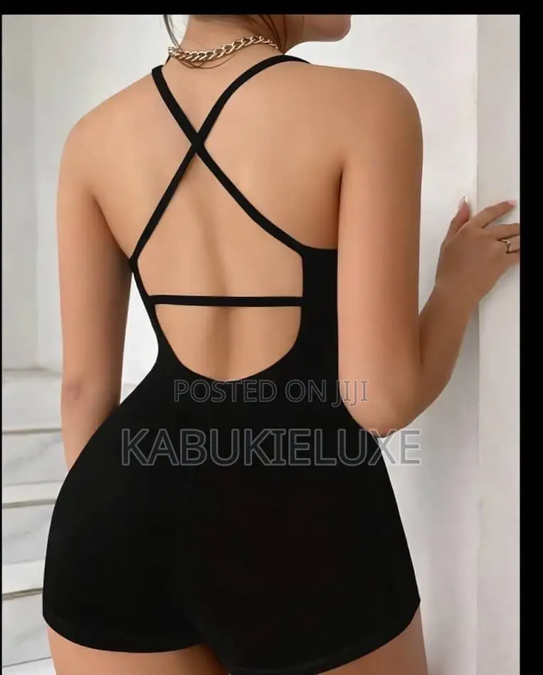 Slim Fit Strappy Mini Jumpsuit