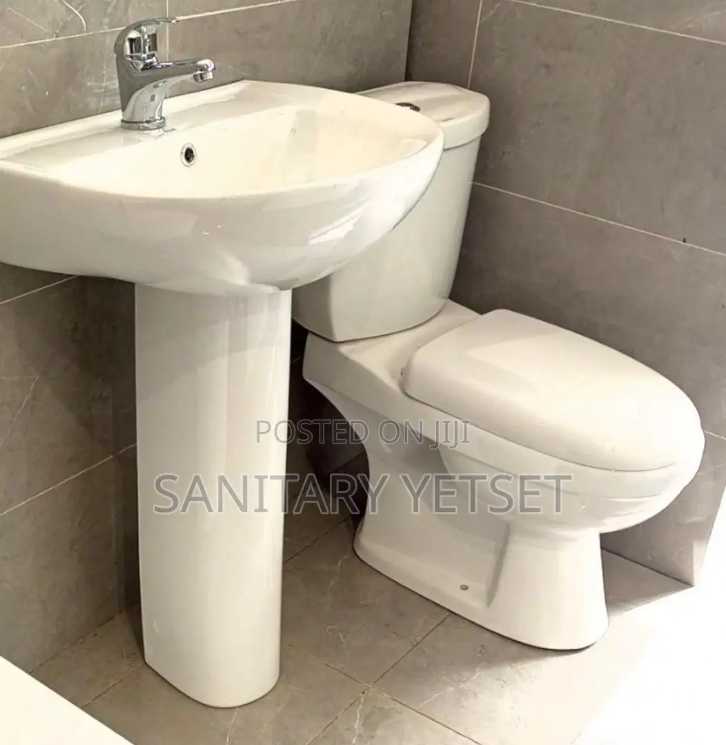 Wc With Basin Complete, Water Closet and Wash Hand Basin