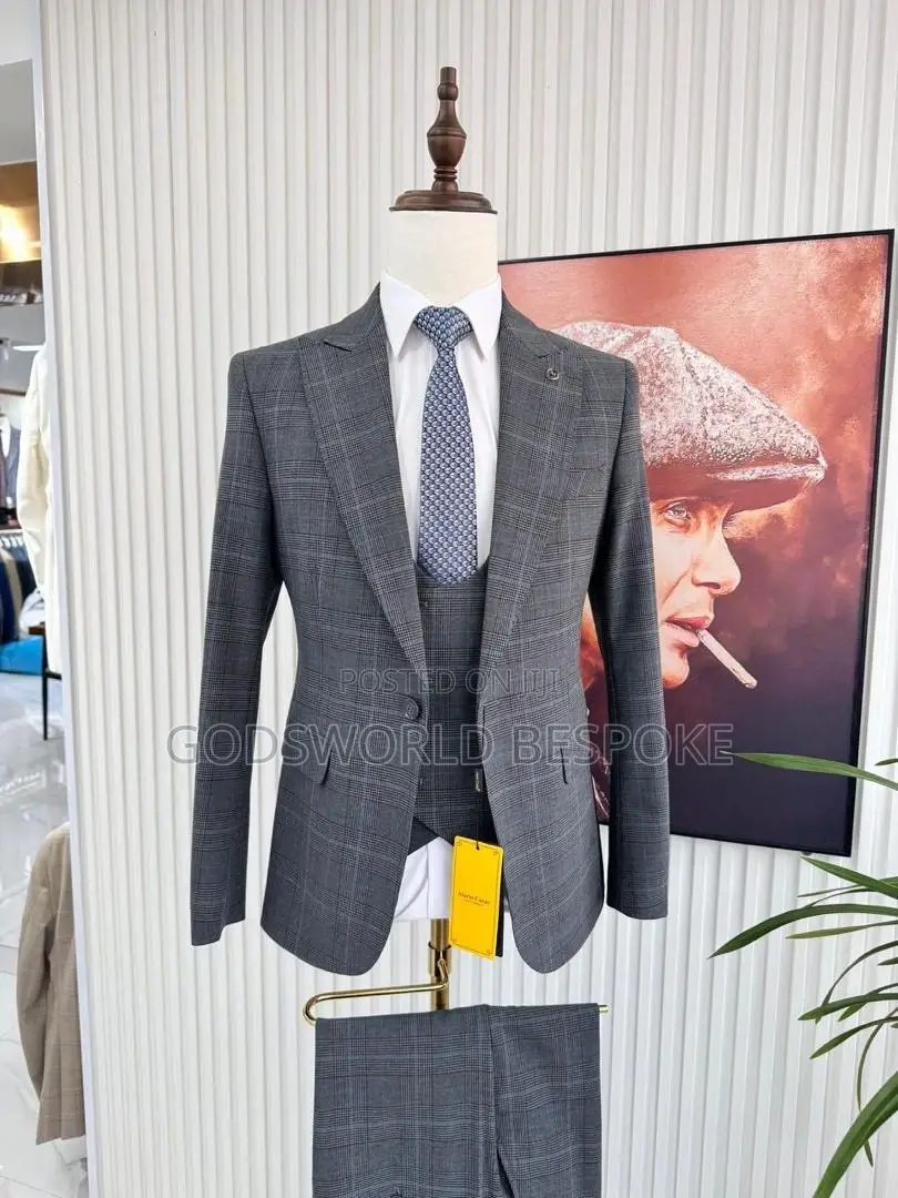 Designed Three Piece Suit