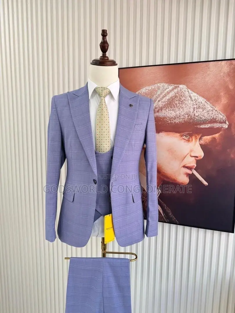 Designed Three Piece Suit