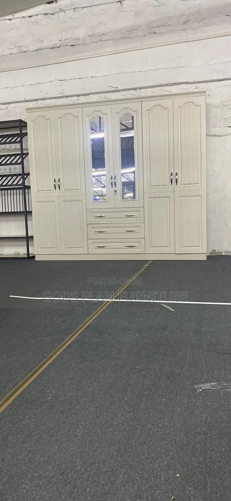 6 Doors Wooden Wardrobe