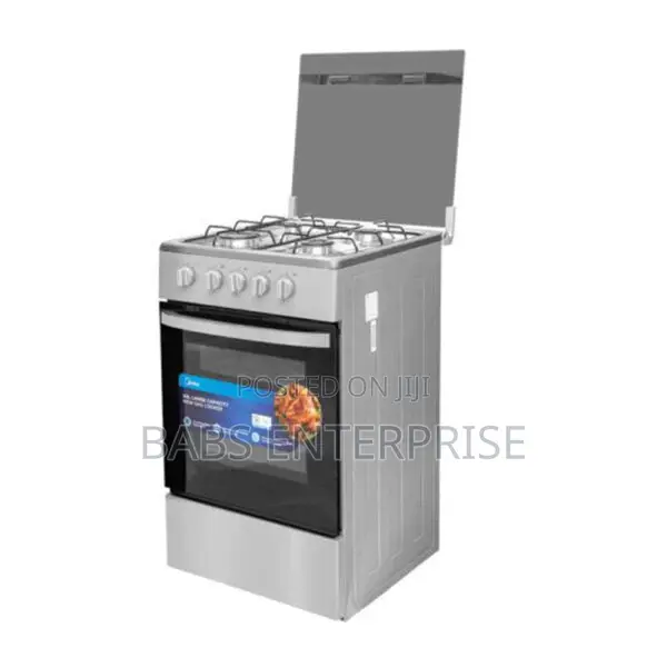 Midea Gas Cooker 4 Burner 50 X 50cm Oven Grill Auto Sp5055t082-sgh