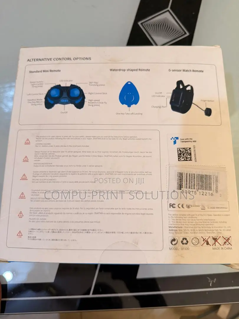 Snaptain Sp300 Hand-Operated Mini Quadcopter Drone, Remote and Gesture