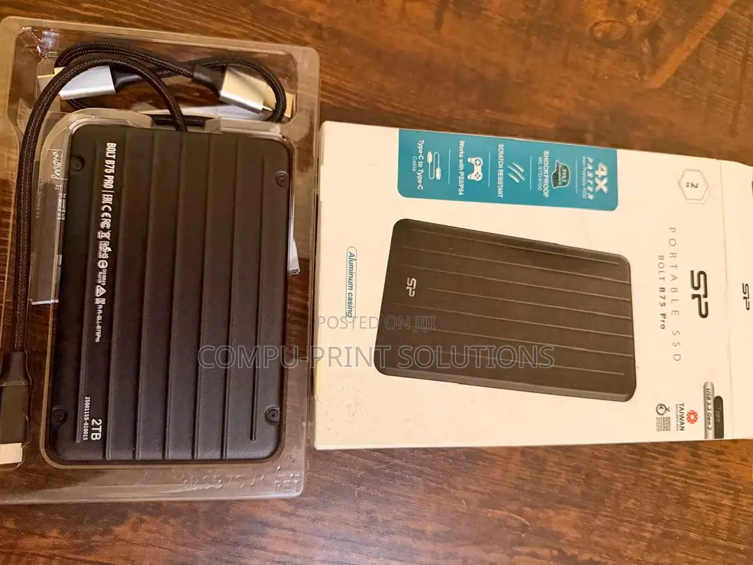 Silicon Power 2tb Bolt B75 Pro Rugged Portable/External SSD