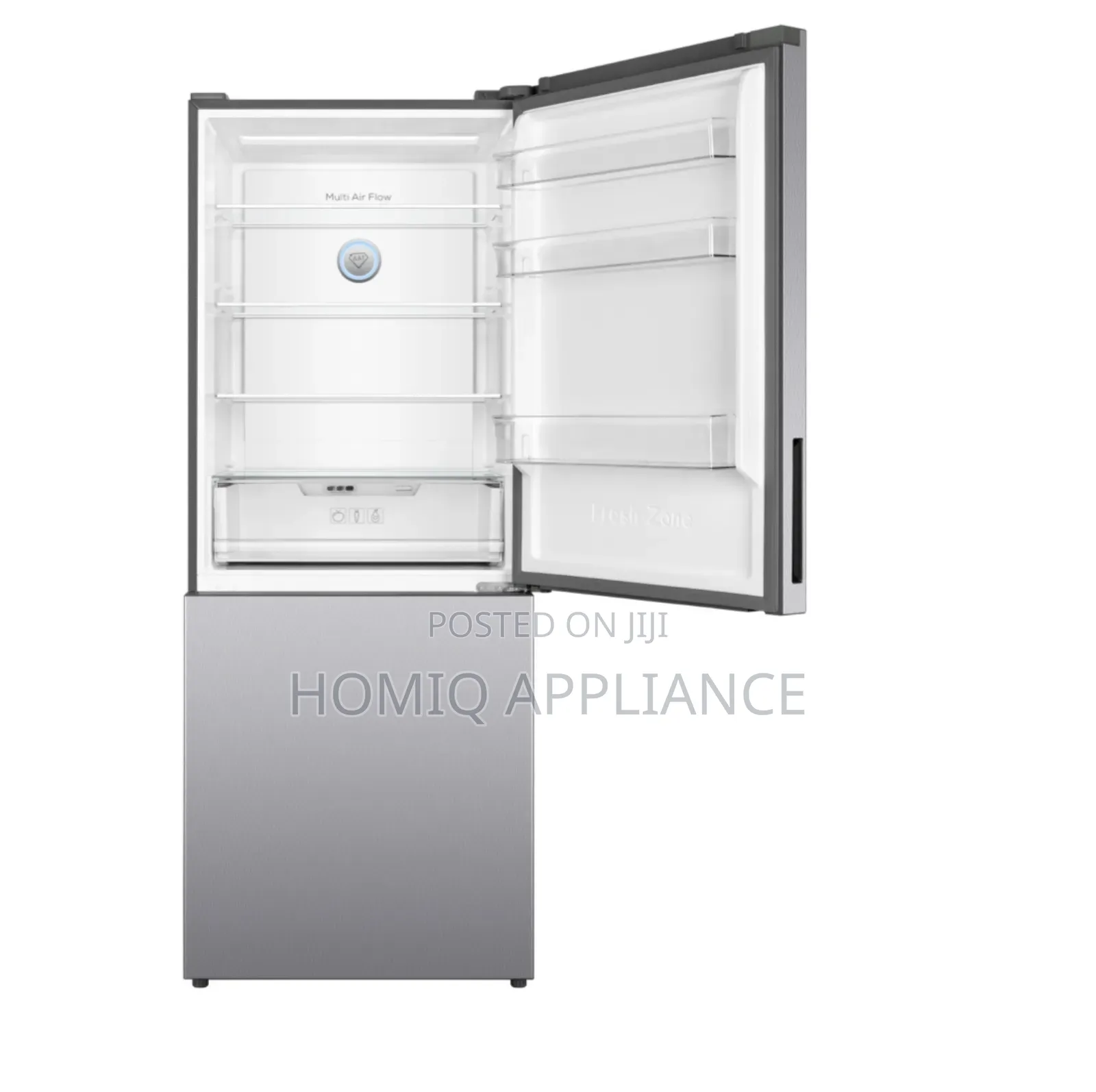 TCL 417ltrs P417bf -Bottom-Mount-Refrigerator -P417bf