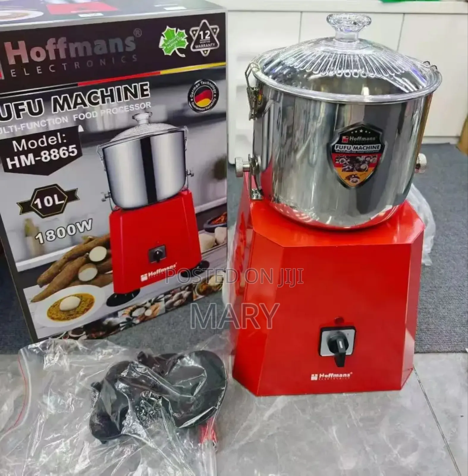 10l Hoffman Fufu Machine And Food Processor