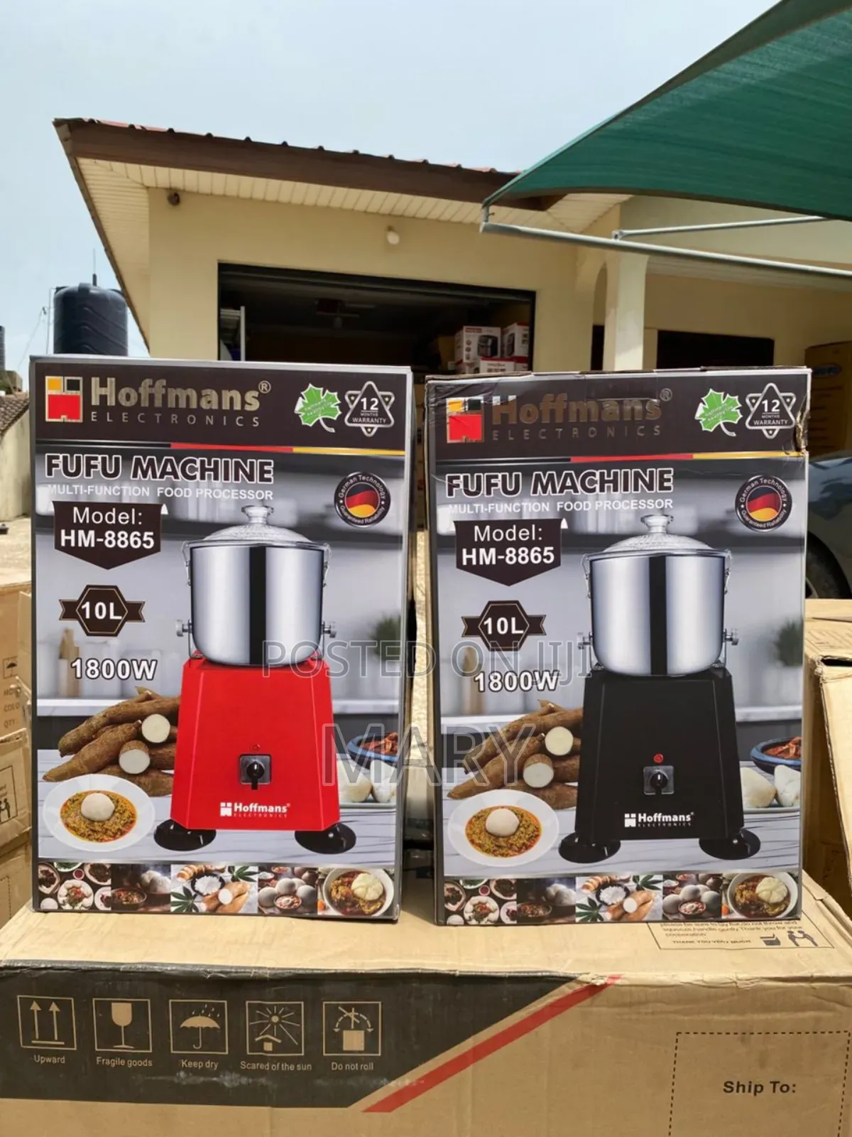 10l Hoffman Fufu Machine And Food Processor