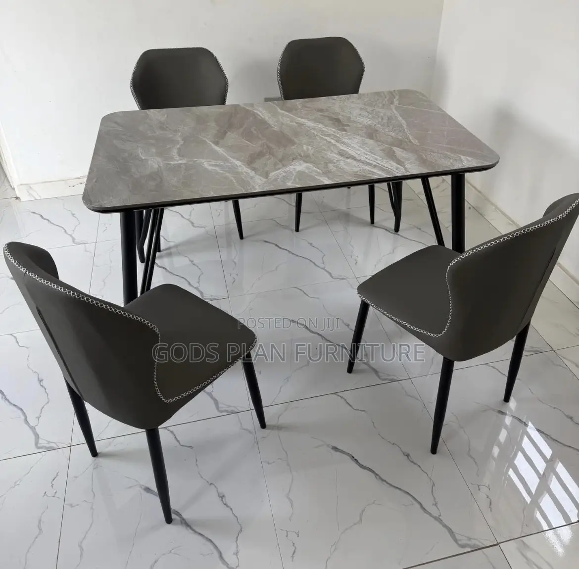 Marble Top Dining Table