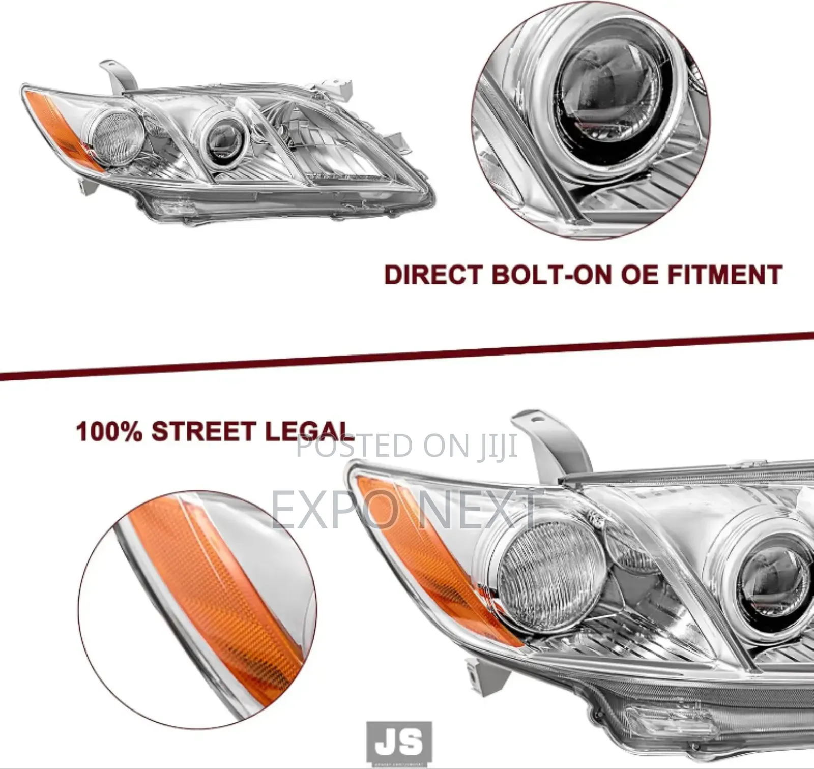 Toyota Camry 2007-2009 Halogen Headlight